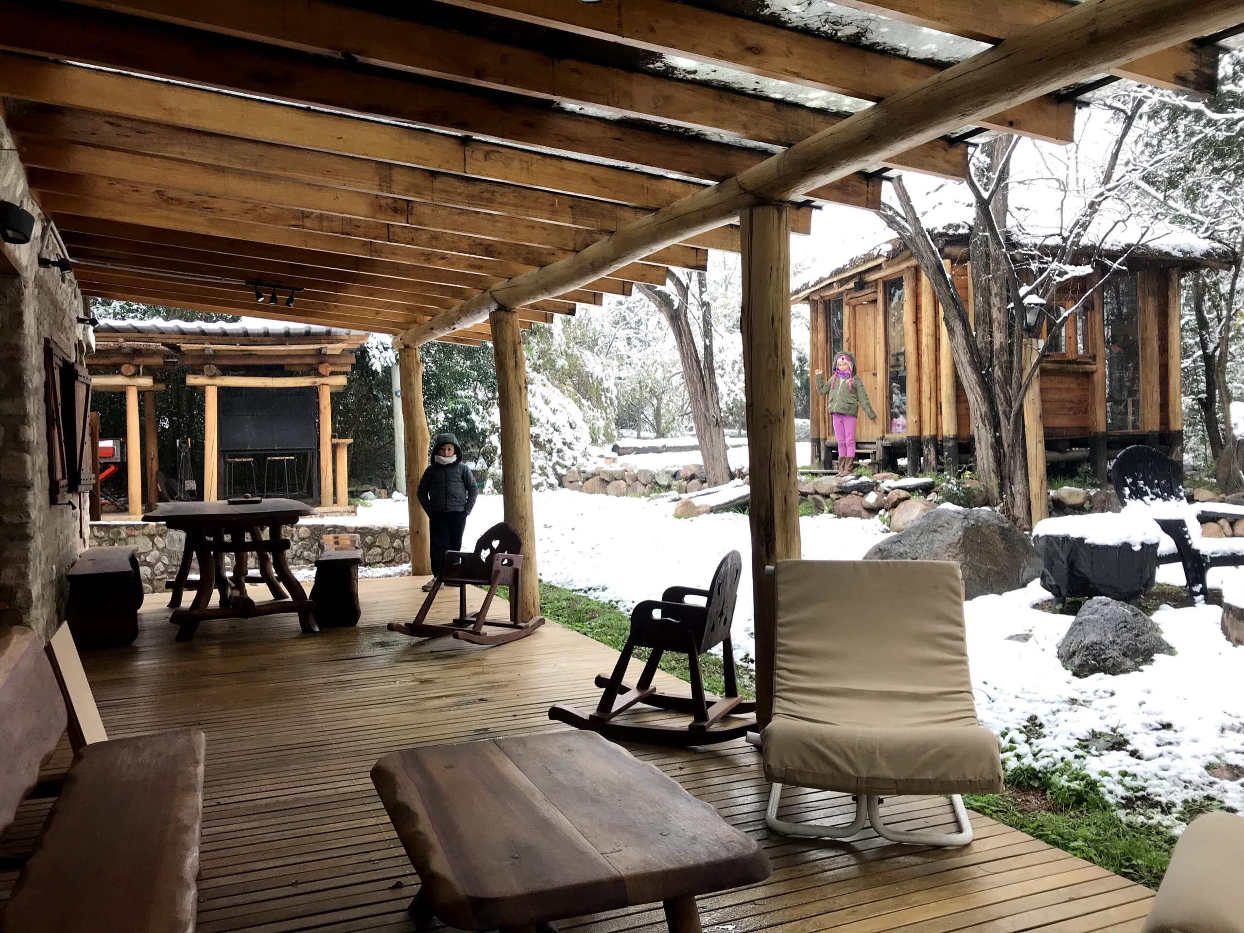 Nuestro espacio un día de nieve