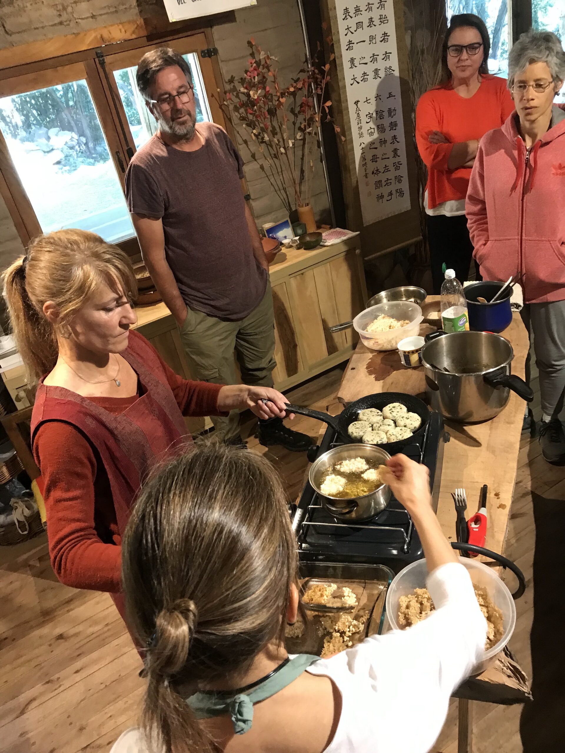 Hime dando clase sobre el arroz