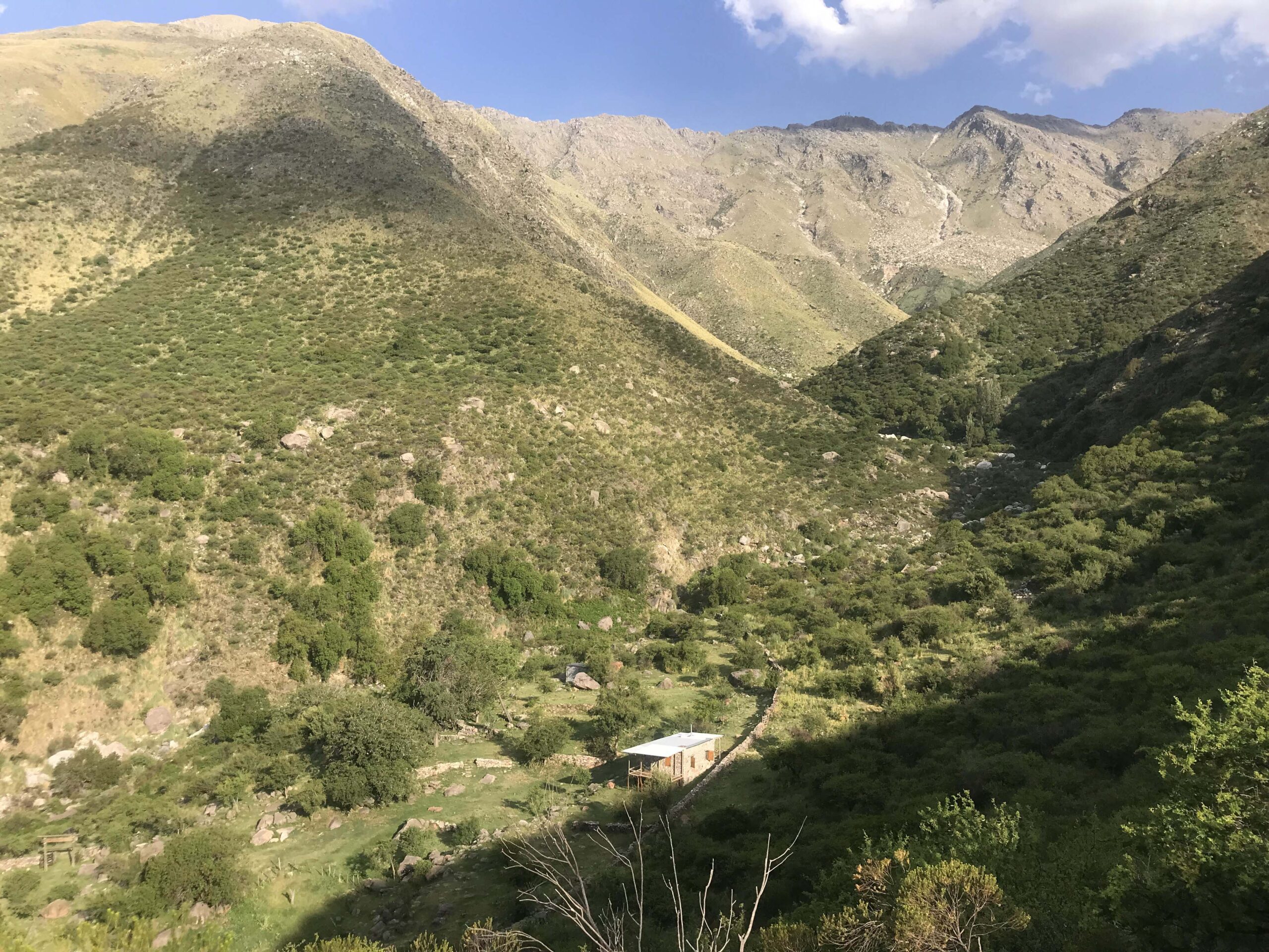 La reserva desde un cerro 