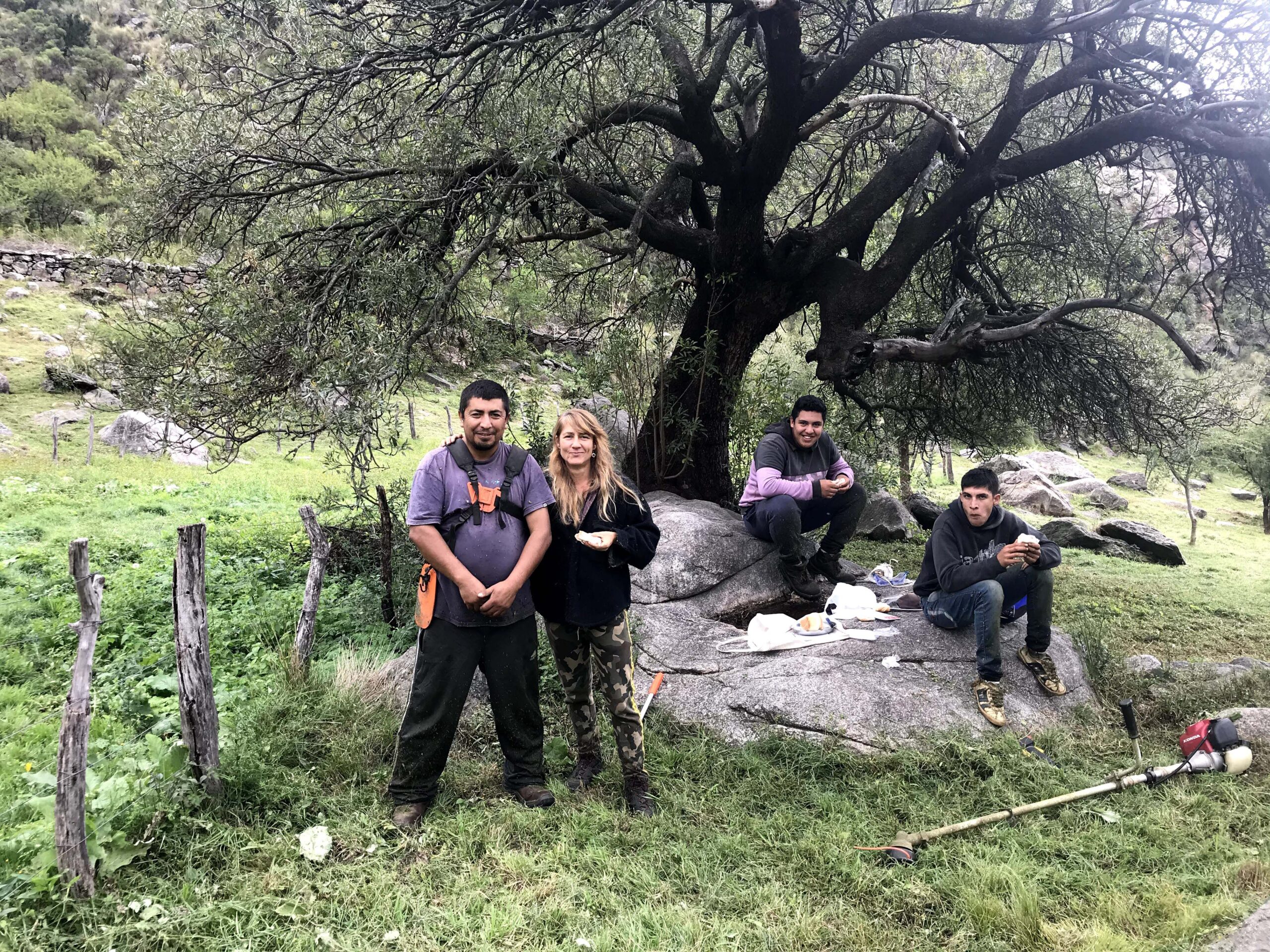Día de trabajo en la reserva