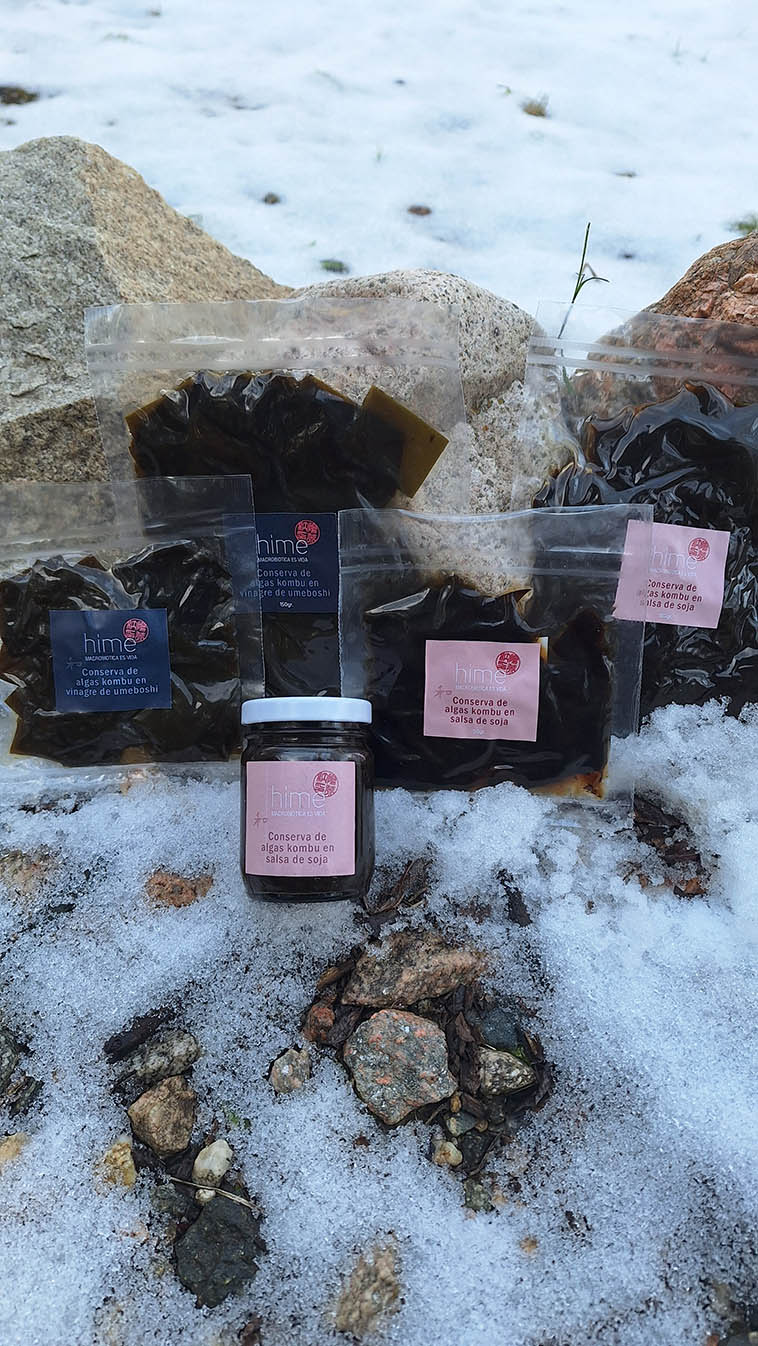 Conserva de alga kombu