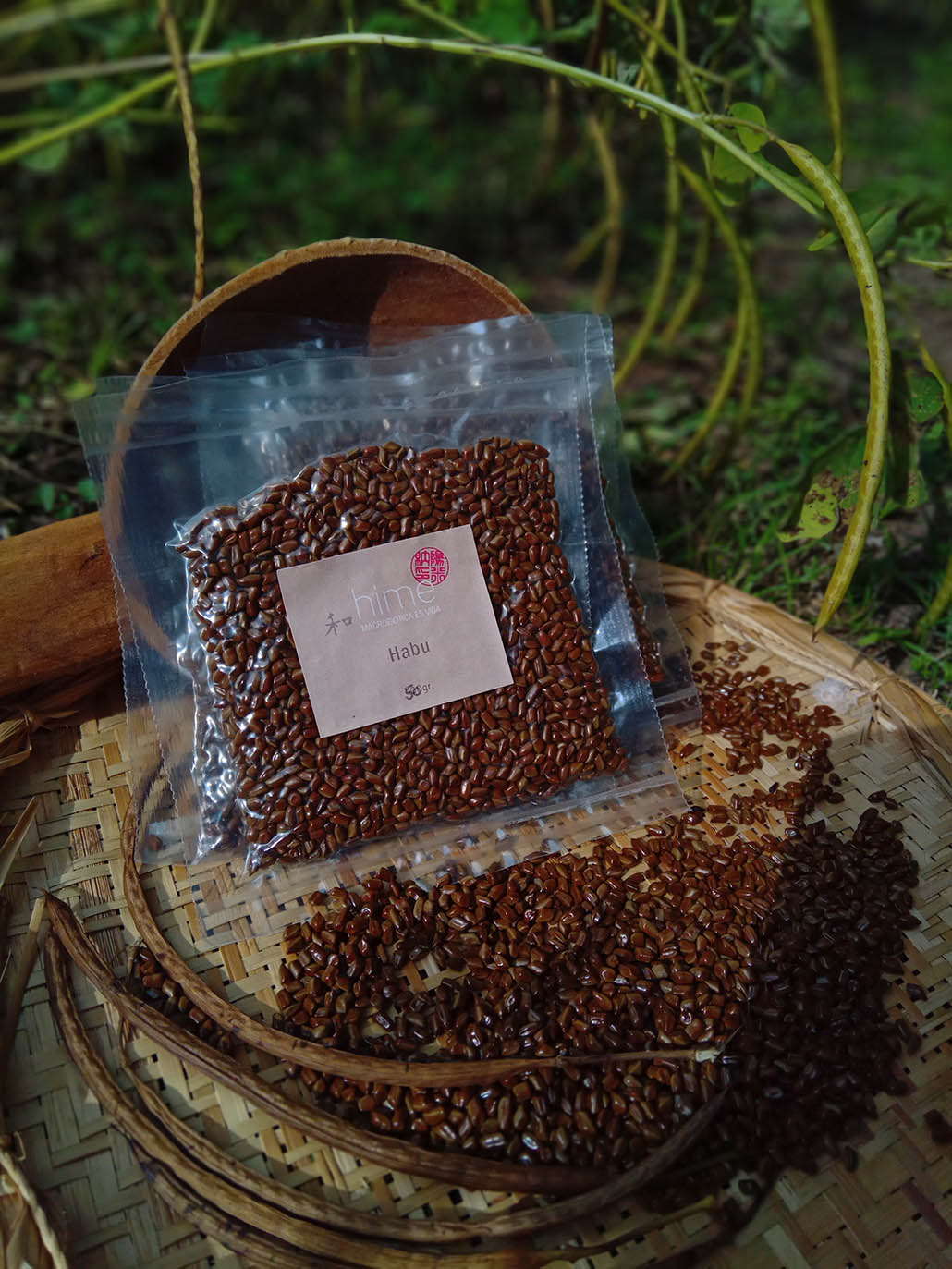 Semillas de habú para preparar té